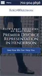 Mobile Screenshot of fordfriedmanlaw.com